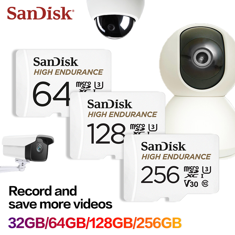 Dash Cam Sd Card 256Gb High Endurance - SanDisk Yüksek Dayanımlı Video MicroSD Kart