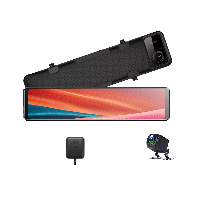 Dash Cam Rear View Mirror 12 Inch - 12 İnç 4K Android Auto Carplay