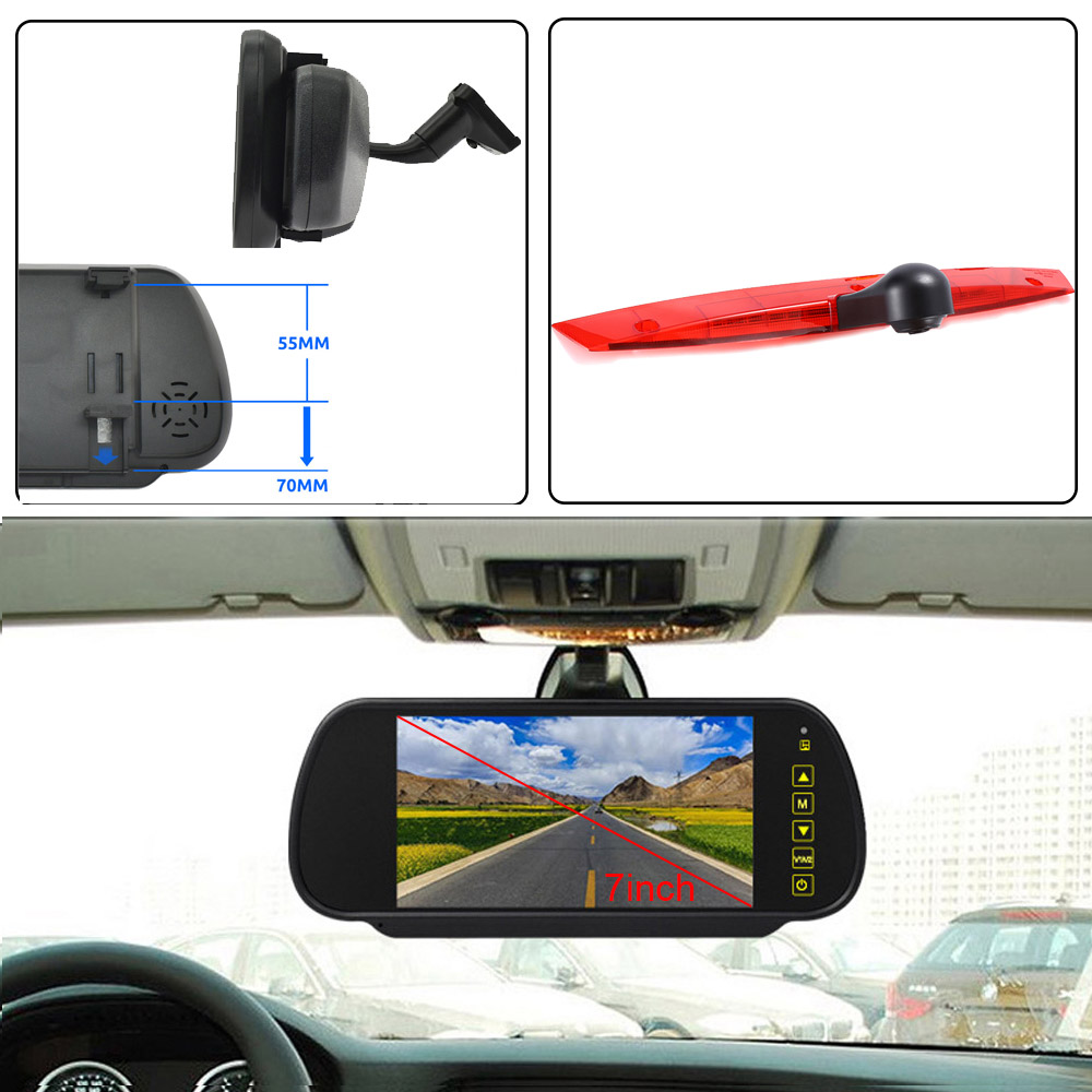 Dash Cam Mirror Backup Camera - Mercedes Benz Vito Mixto W639, Vito