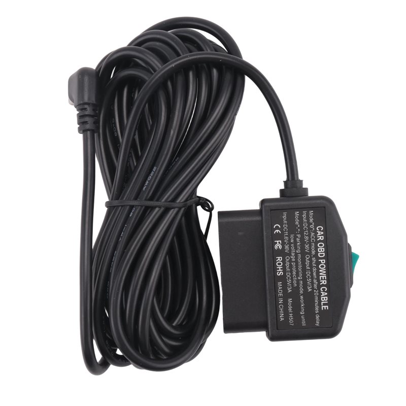 Dash Cam Hardwire Kit - Araç Kamerası OBD Kablolu Bağlantı Kiti,