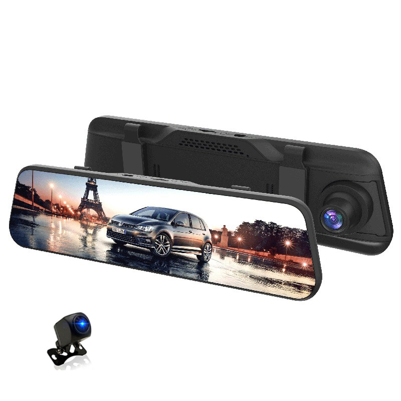 Dash Cam Rear View Mirror 12 Inch - 12 İnç Aynalı Araç Kamerası Akıllı
