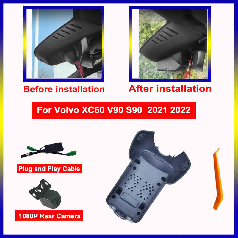 Dash Cam 2K Dual Lens - 2K Araç İçi Kamera, 1440P Çift