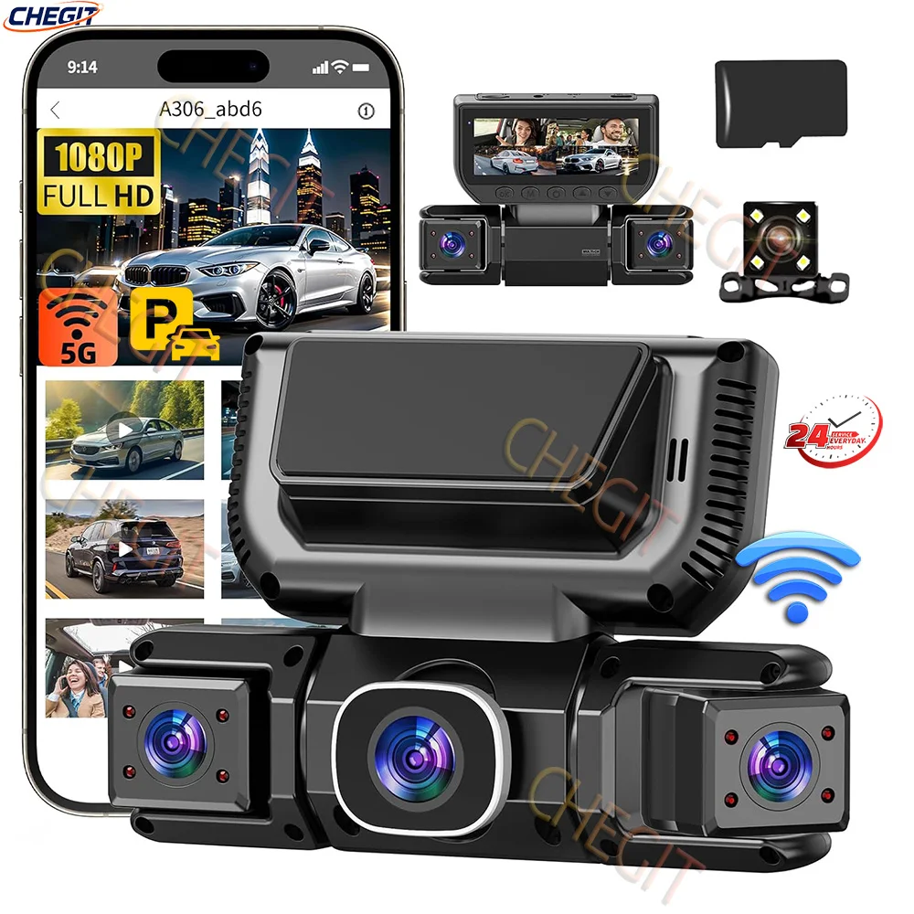Dash Cam 360 Degree Panoramic - 360 Derece 4 Kameralı Ön Sol