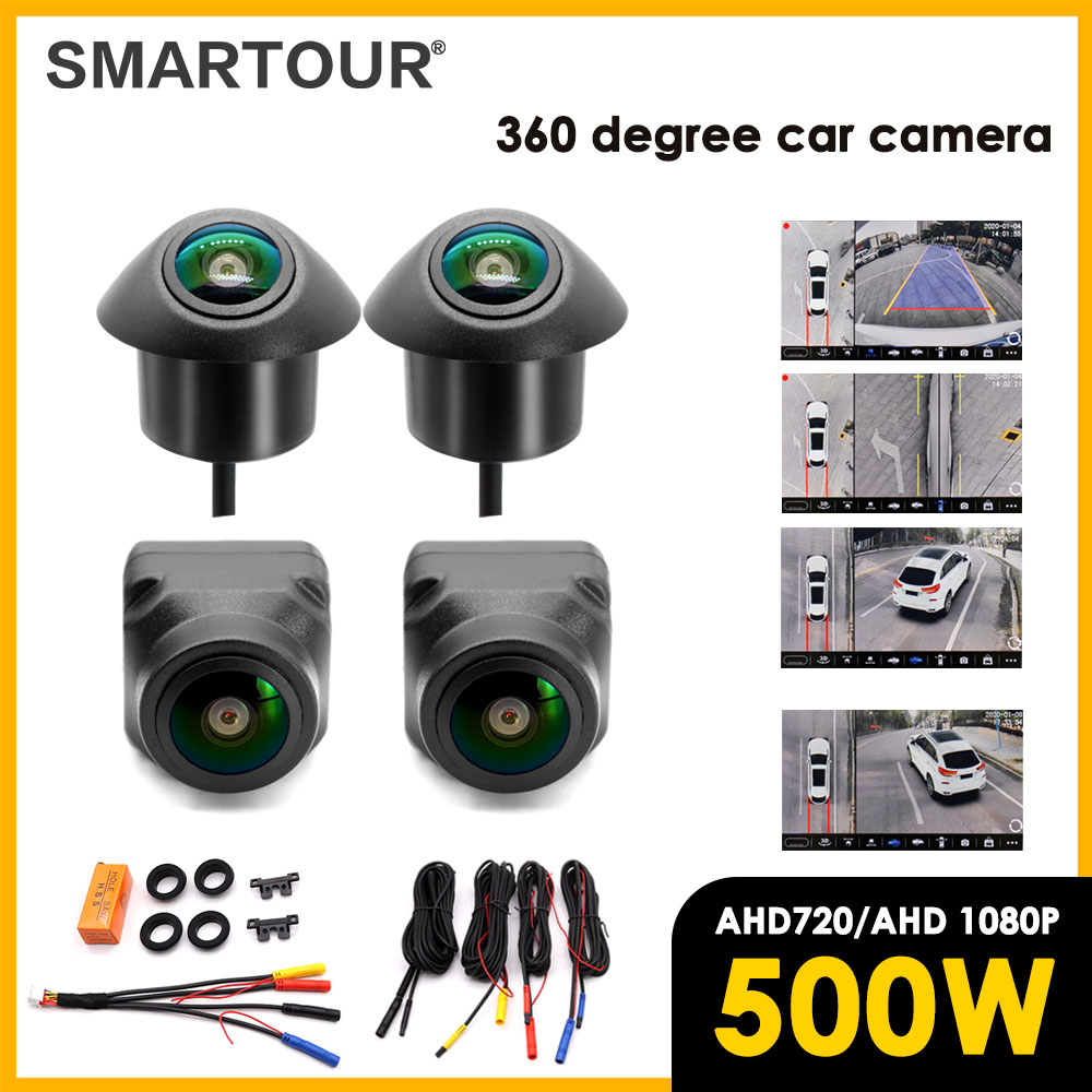 Dash Cam With Parking Monitor - Smartour 500W 360 derece araba kamera