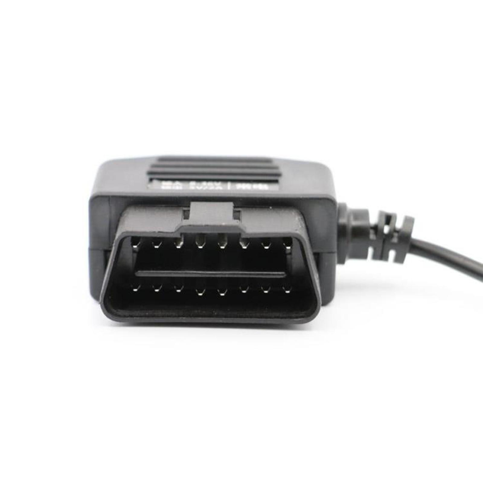 Dash Cam Hardwire Kit - OBD Hardwire Kiti USB Dişi Adaptör