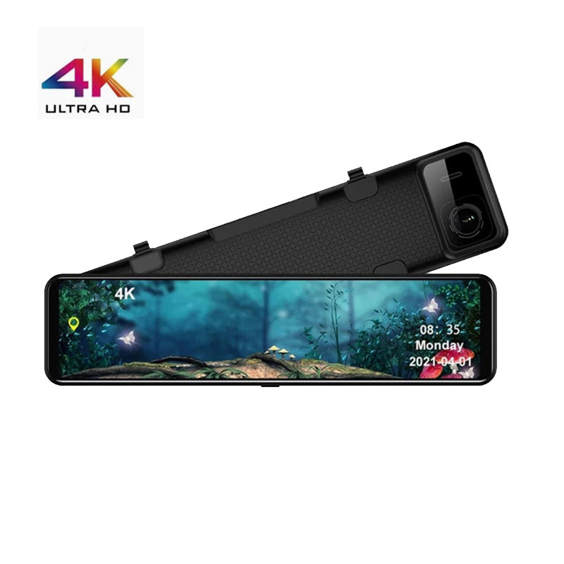 Dual Dash Cam With Gps Wifi - 12 İnç Dokunmatik Ekran Çift Kameralı