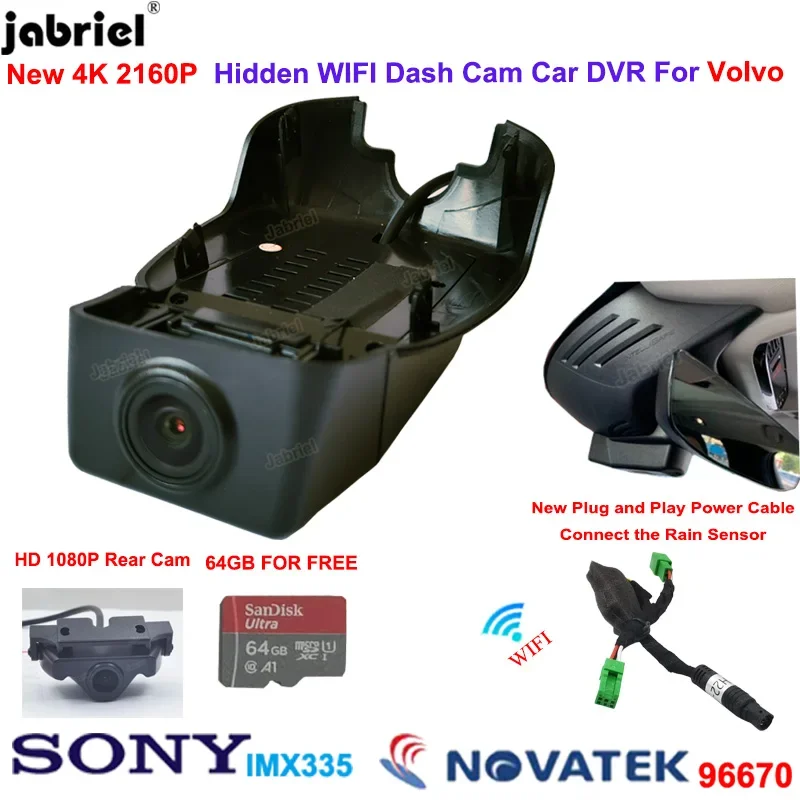 Dash Cam 2K Dual Lens - Yeni Wifi 2K 4K 2160P Araç