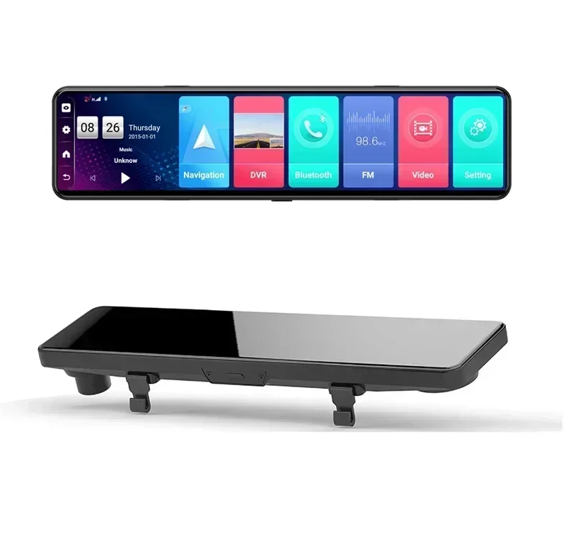 Dash Cam Rear View Mirror 12 Inch - 12 İnç Araç Kamerası 4G GPS