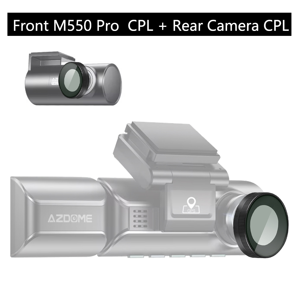 Dash Cam Front And Rear 4K - AZDOME Dash Cam için M550/M550 Pro