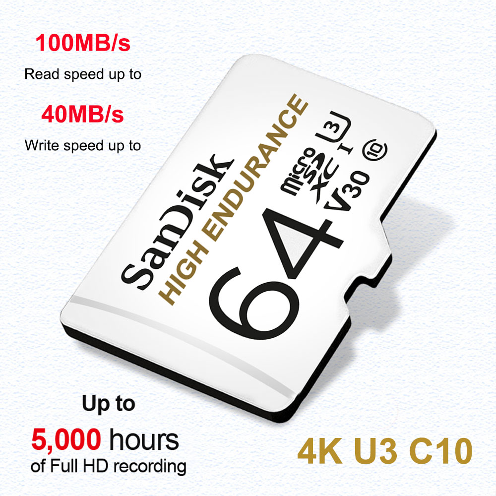 Dash Cam Sd Card 256Gb High Endurance - SanDisk MAX ENDURANCE MicroSD Kart 256GB