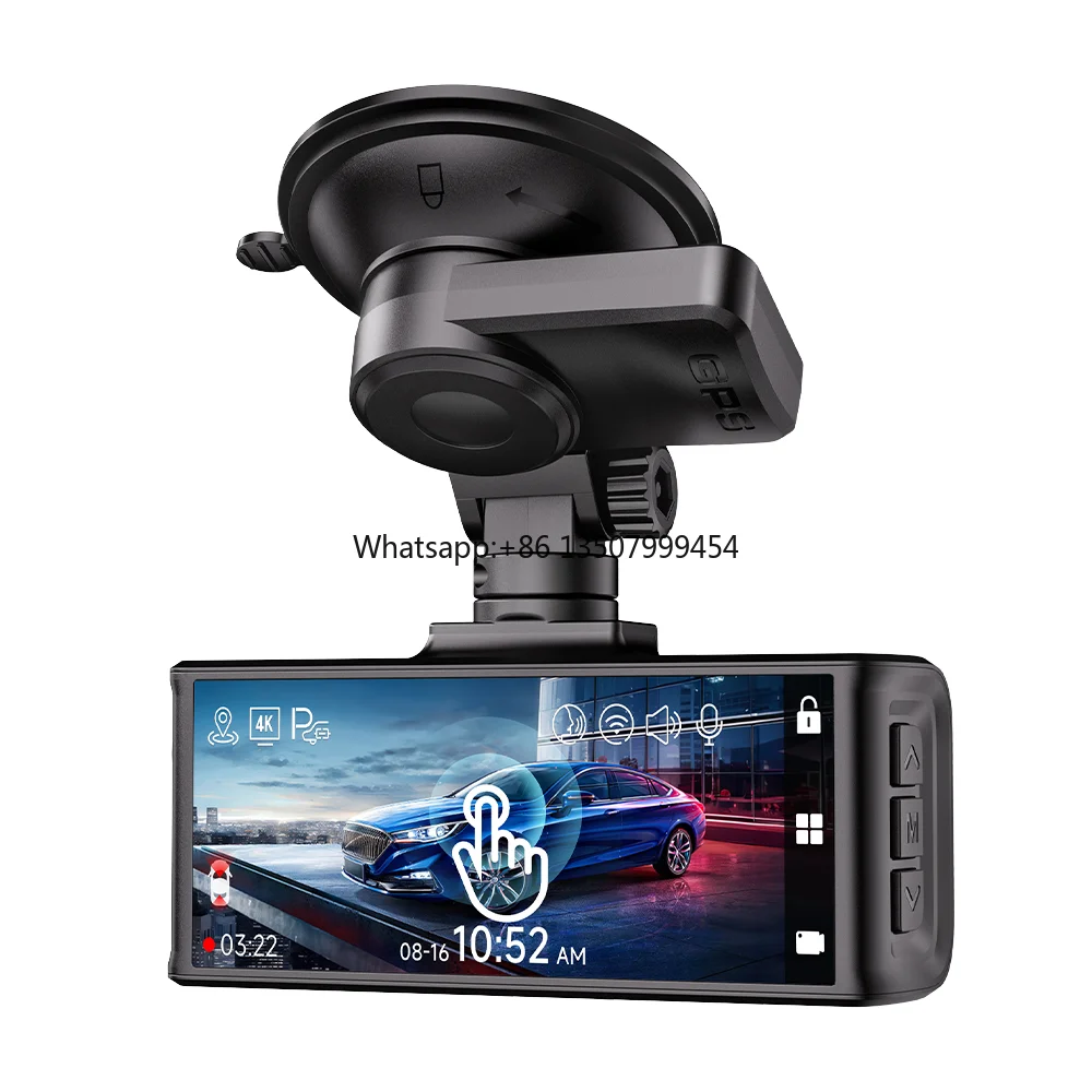 Dual Dash Cam With Gps Wifi - Bayi F7N-Touch Araç Video Kaydedici Gece
