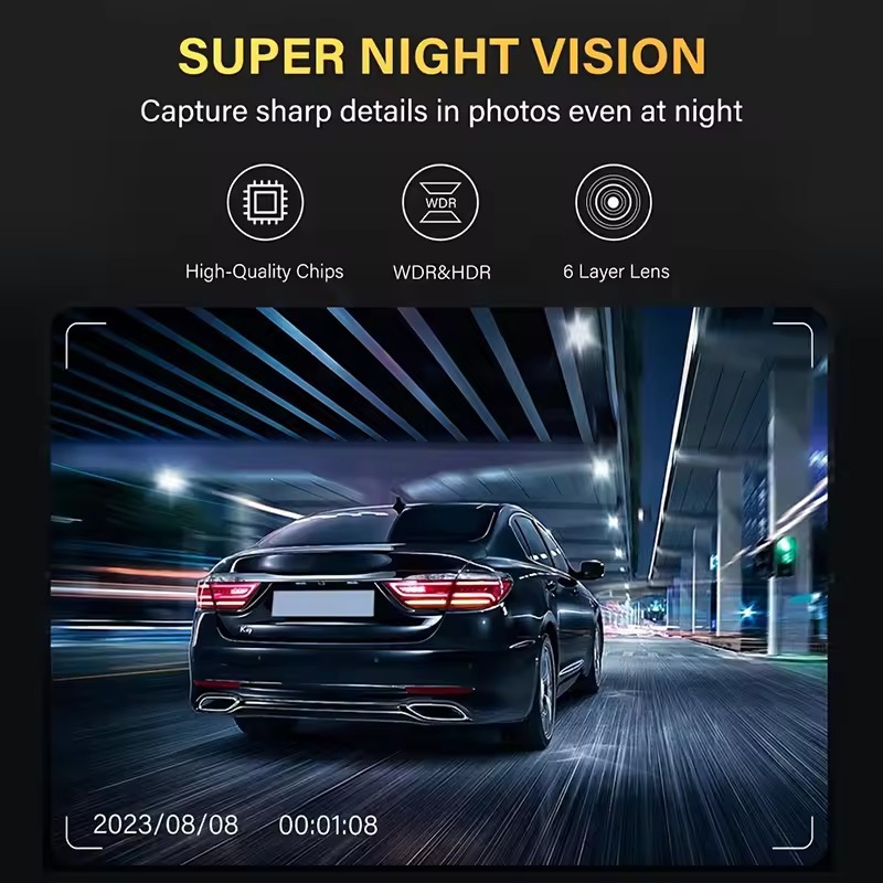 Arabalar için Araç Kamerası 3  - Dash Cam 3 Channel 1080P incelemesi ve fiyatı