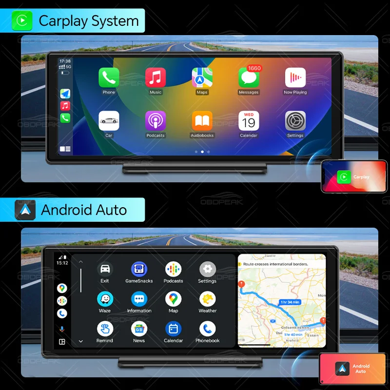 11.3 inç Araba DVR 4K Araç Kam - Dual Dash Cam With Gps Wifi incelemesi ve fiyatı