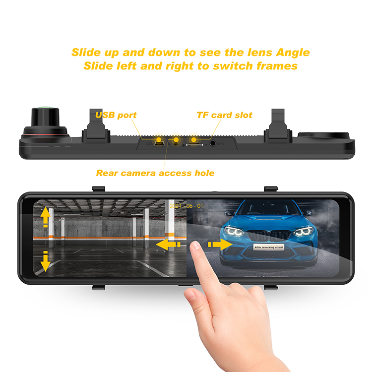 Geri Görüş Aynası Çift GPS'li  - Dual Dash Cam With Gps Wifi incelemesi ve fiyatı