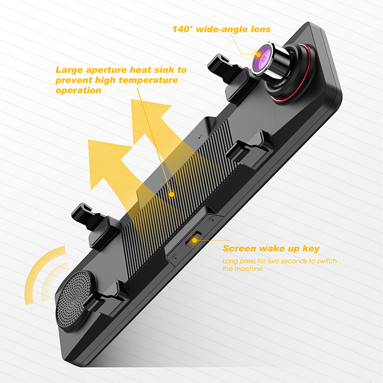 Geri Görüş Aynası Çift GPS'li  - Dual Dash Cam With Gps Wifi incelemesi ve fiyatı