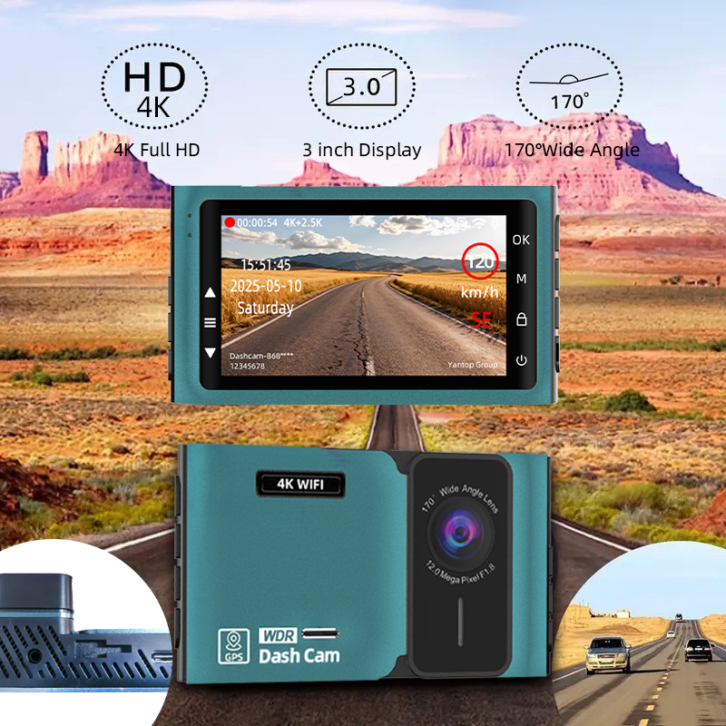 4K Ön Kamera WiFi Araç Kameras - Dash Cam 4K Sony Starvis incelemesi ve fiyatı