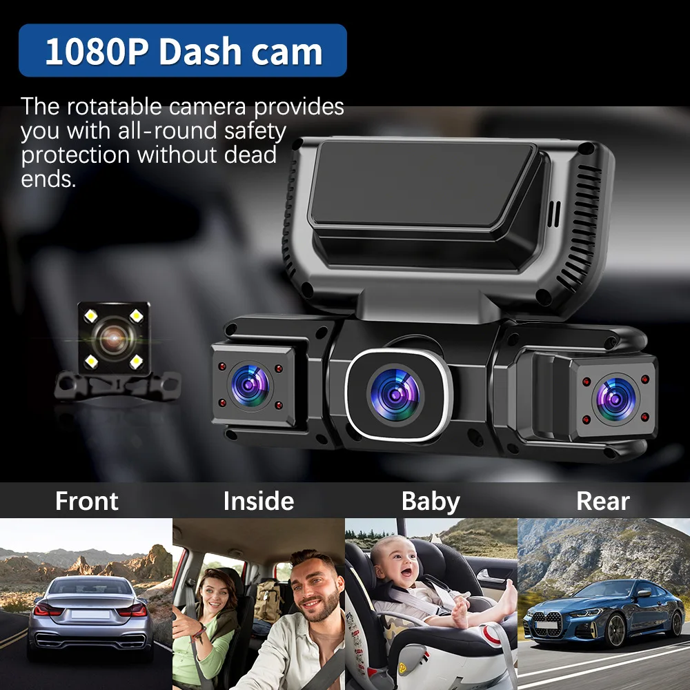 4 Kameralı 360 Derece Araç DVR - Dash Cam 360 Degree Panoramic incelemesi ve fiyatı