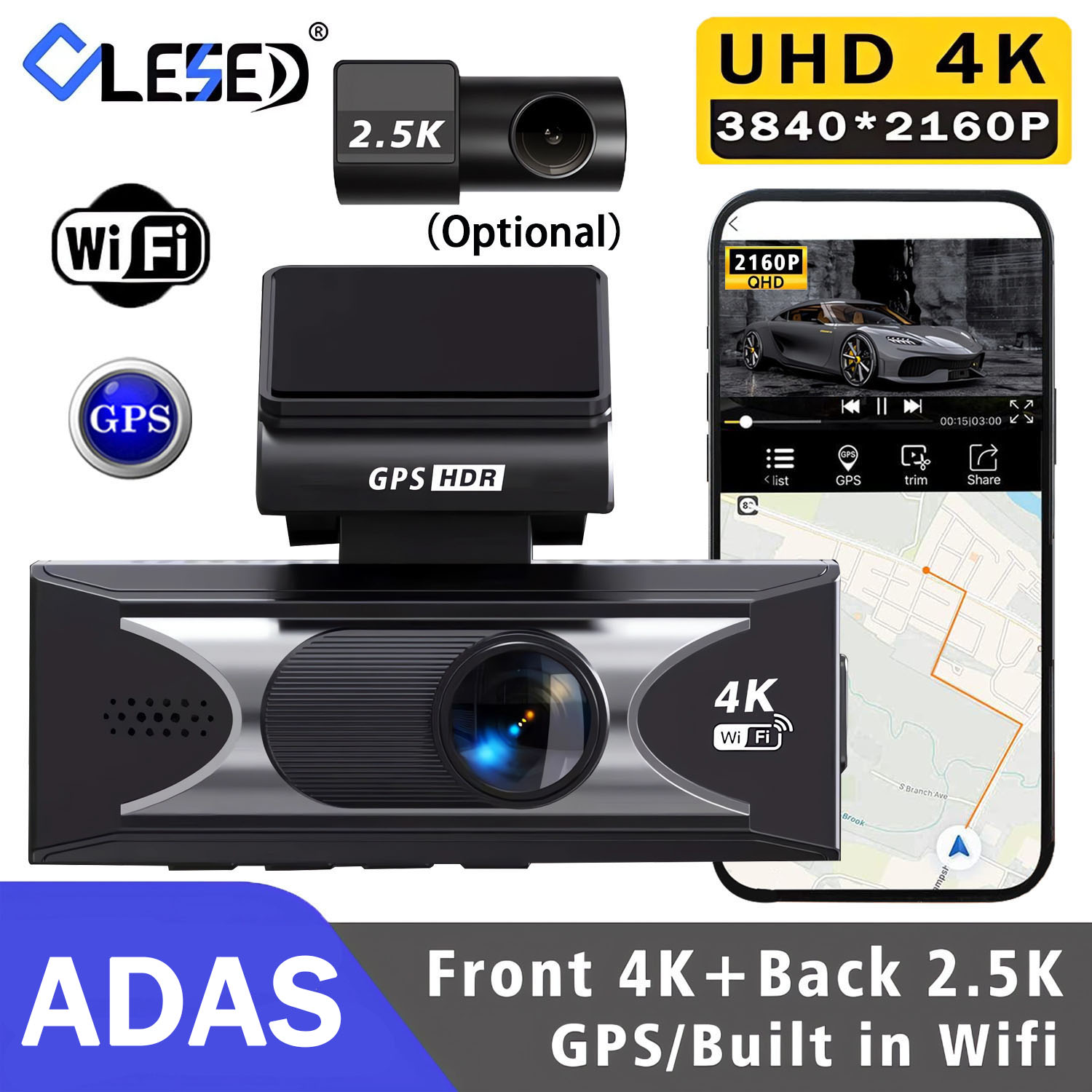 Dash Cam UHD3840*2160P 4K + 2. - Dash Cam 4K Sony Starvis incelemesi ve fiyatı
