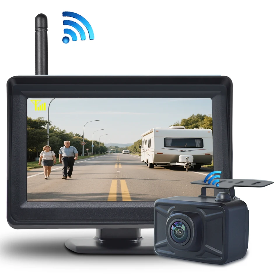 HD Kablosuz 4.3 inç Monitörlü  - Dash Cam With Parking Monitor incelemesi ve fiyatı