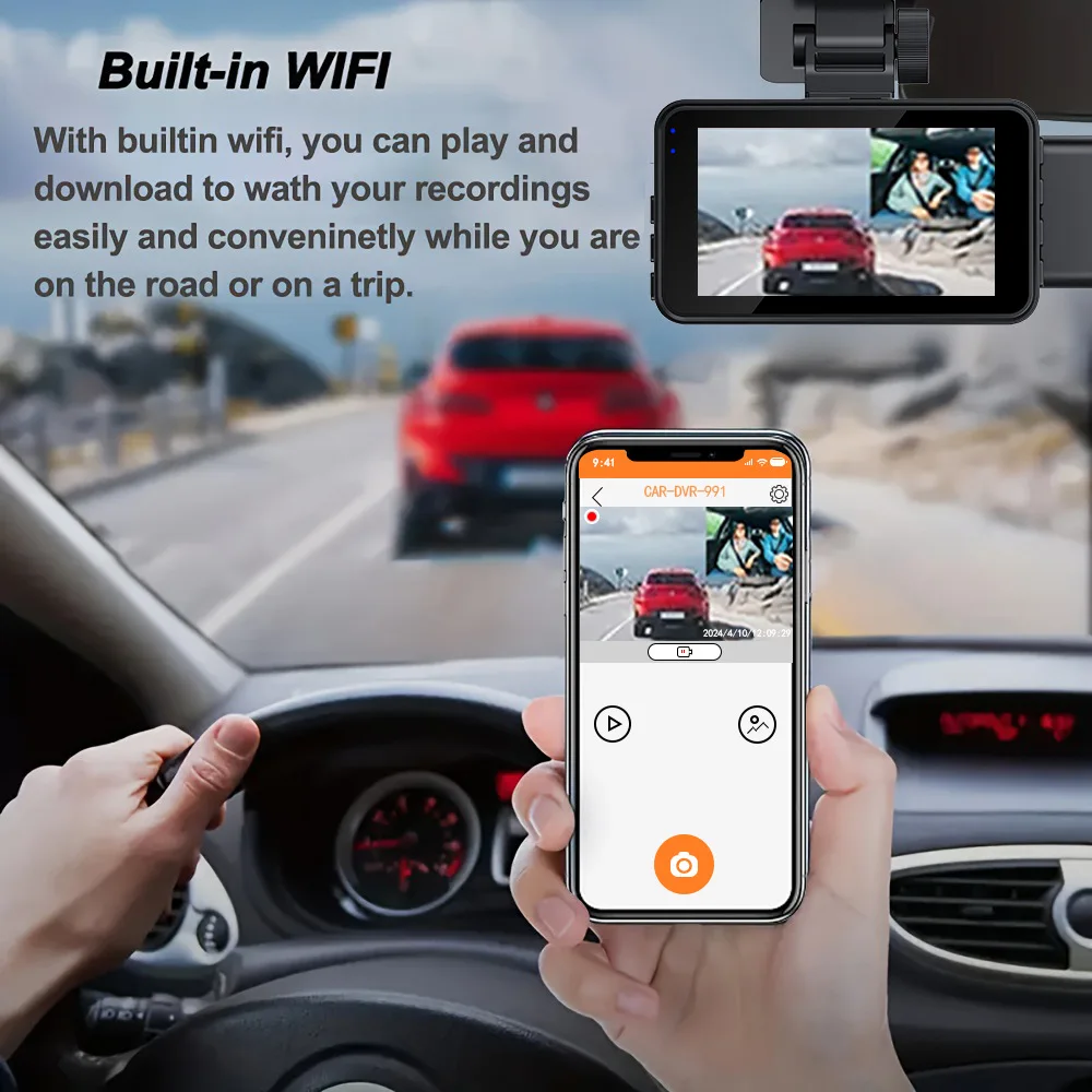 XZY Yeni 3 Lensli WiFi HD Araç - Dash Cam Night Vision Infrared incelemesi ve fiyatı