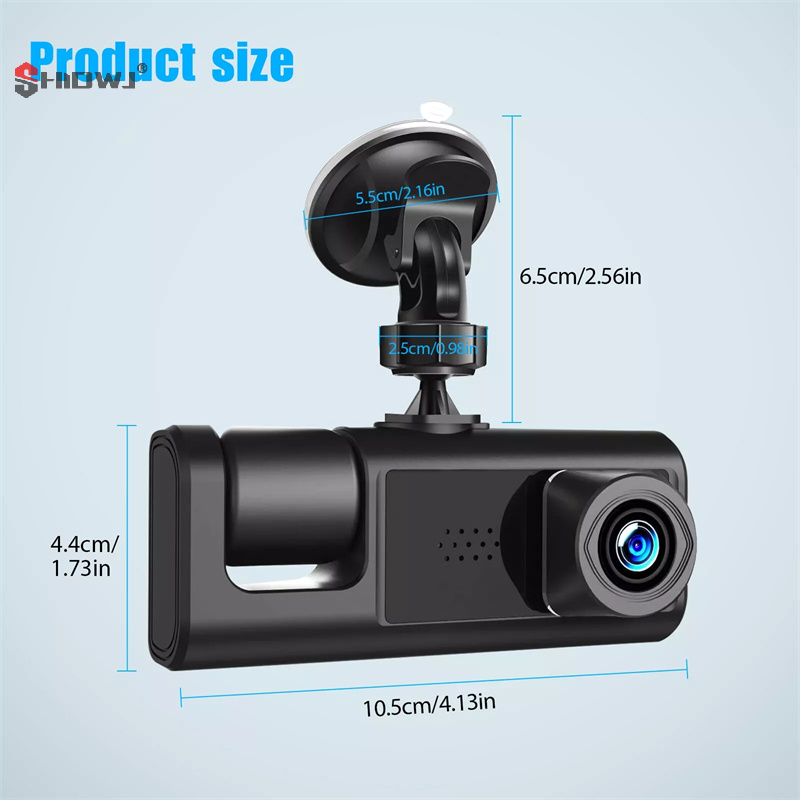 3 kanal araba dvr'ı HD 1080P 3 - Dash Cam 3 Channel 1080P incelemesi ve fiyatı
