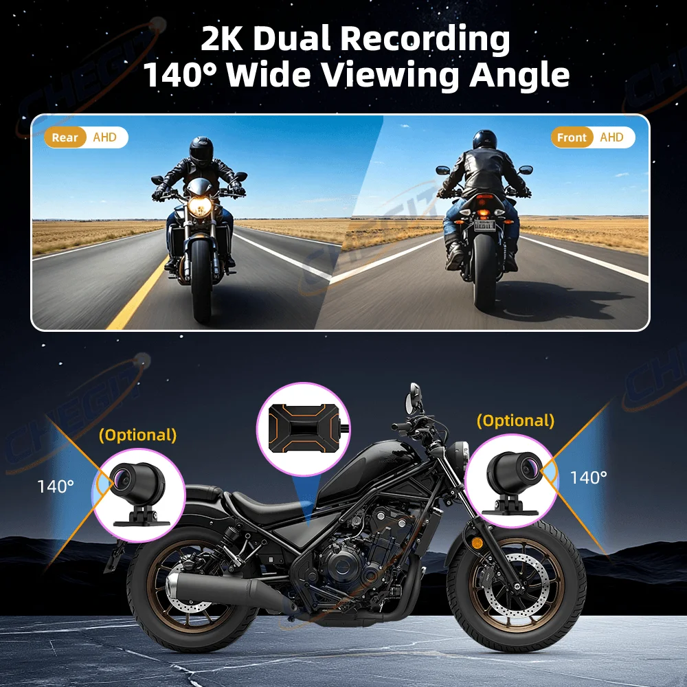 2K/1080P Çift Lensli Su Geçirm - Dash Cam 2K Dual Lens incelemesi ve fiyatı