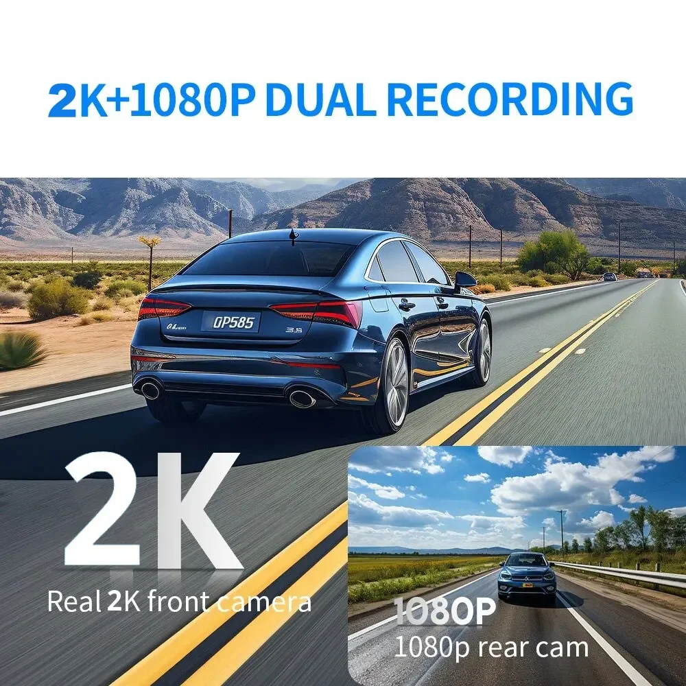 2K Çift Lensli Araç Kamerası W - Dash Cam 2K Dual Lens incelemesi ve fiyatı