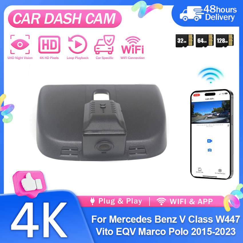 Mercedes Benz V Sınıfı W447 Vi - Dash Cam Front And Rear 4K incelemesi ve fiyatı