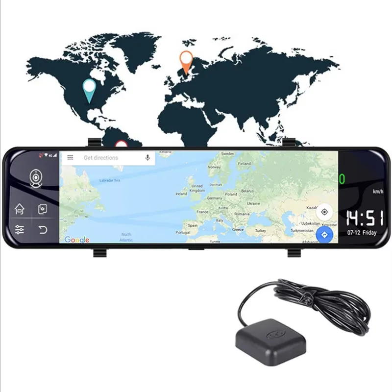 12 İnç Araç DVR Dikiz Aynası 4 - Dash Cam Rear View Mirror 12 Inch incelemesi ve fiyatı