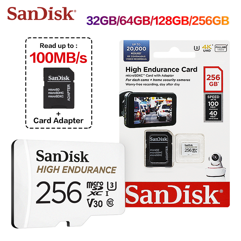 SanDisk Yüksek Dayanımlı Video - Dash Cam Sd Card 256Gb High Endurance incelemesi ve fiyatı