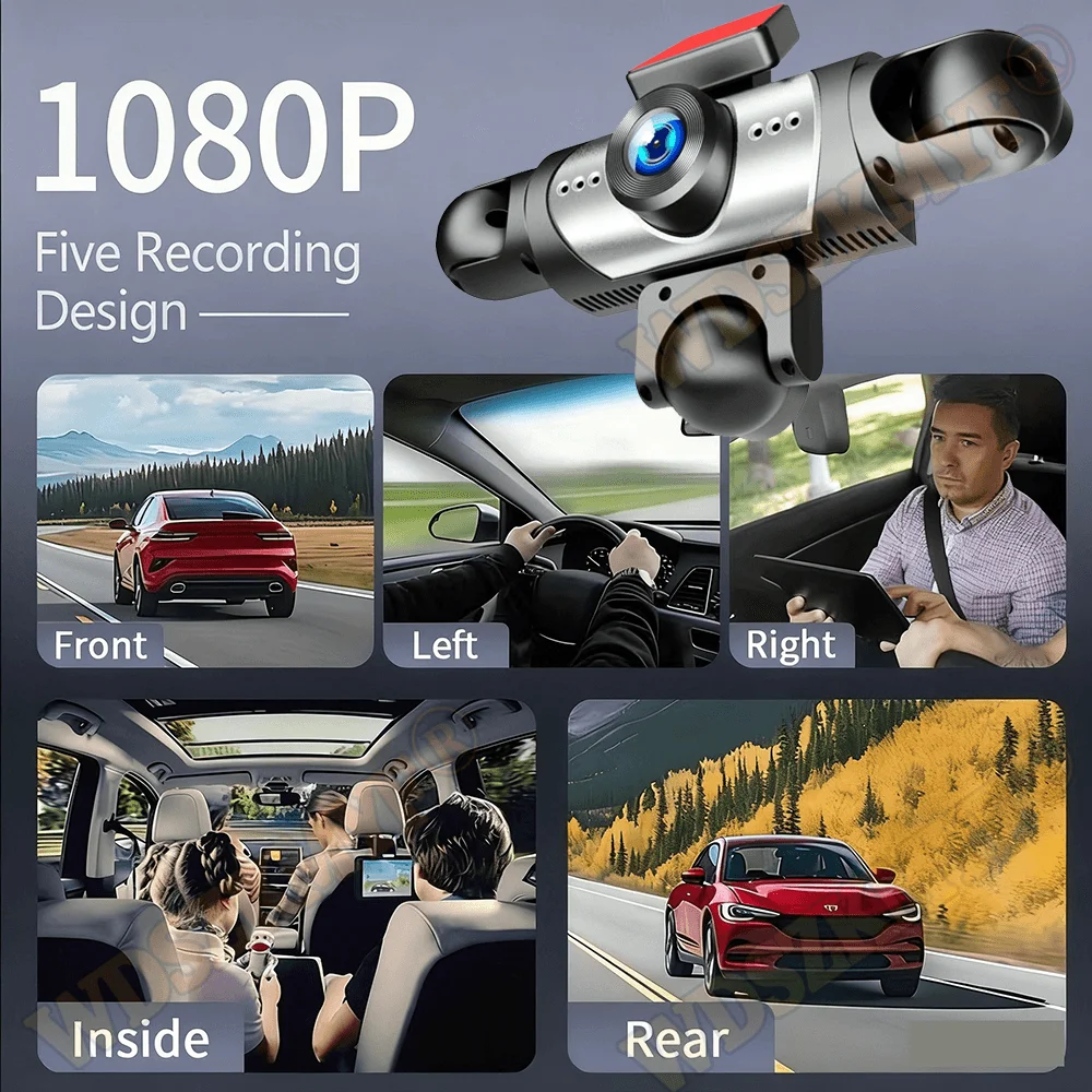Yükseltilmiş 3/5 Kanallı 360 D - Dash Cam 360 Degree Panoramic incelemesi ve fiyatı