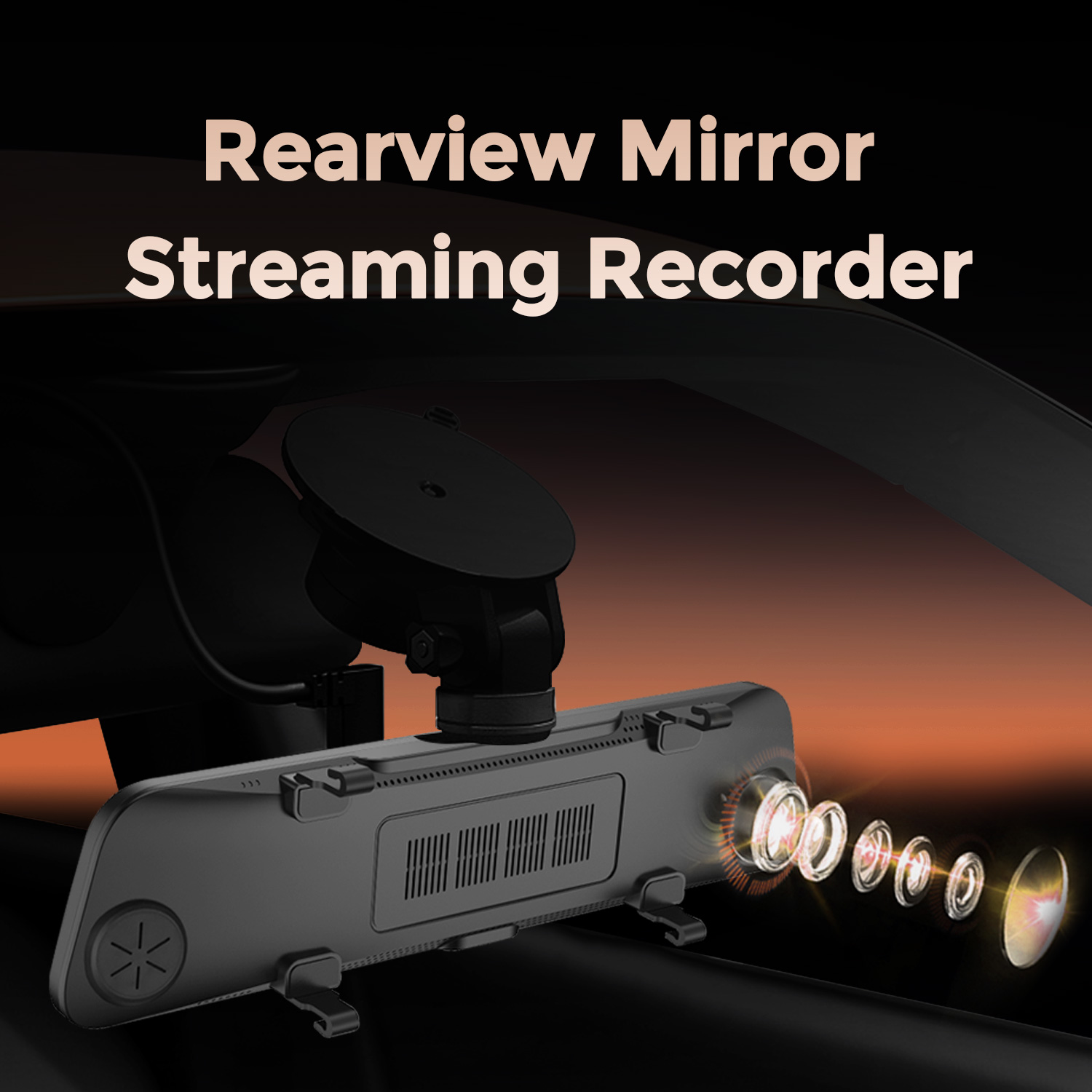 Yeni 10/12 inç Kayıt Cihazı ay - Dash Cam Rear View Mirror 12 Inch incelemesi ve fiyatı