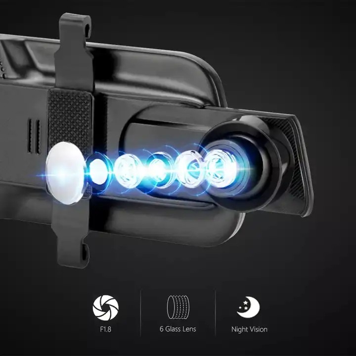 10'' Aynalı Araç Kamerası Gece - Dash Cam Mirror Backup Camera incelemesi ve fiyatı