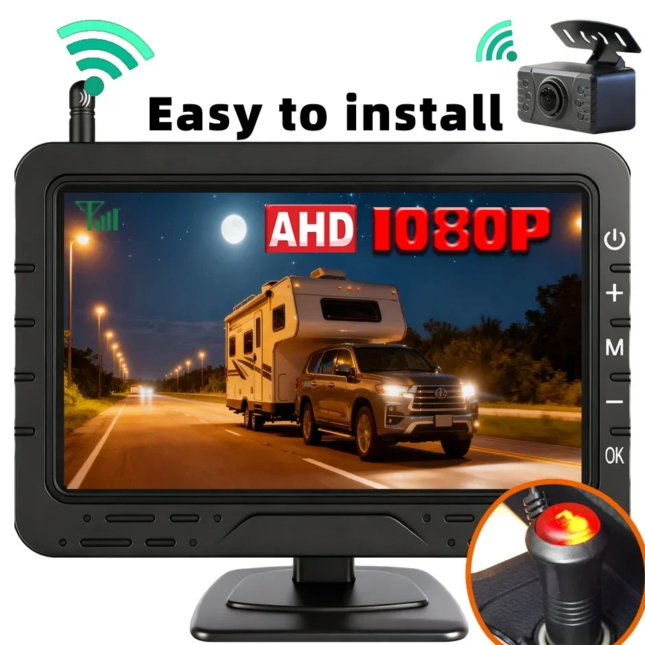 HD Kablosuz 4,3 İnç Park Monit - Dash Cam With Parking Monitor incelemesi ve fiyatı