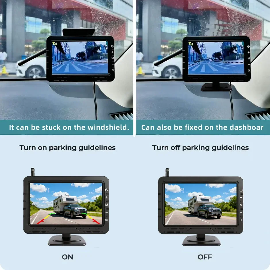 HD Kablosuz 4,3 İnç Park Monit - Dash Cam With Parking Monitor incelemesi ve fiyatı
