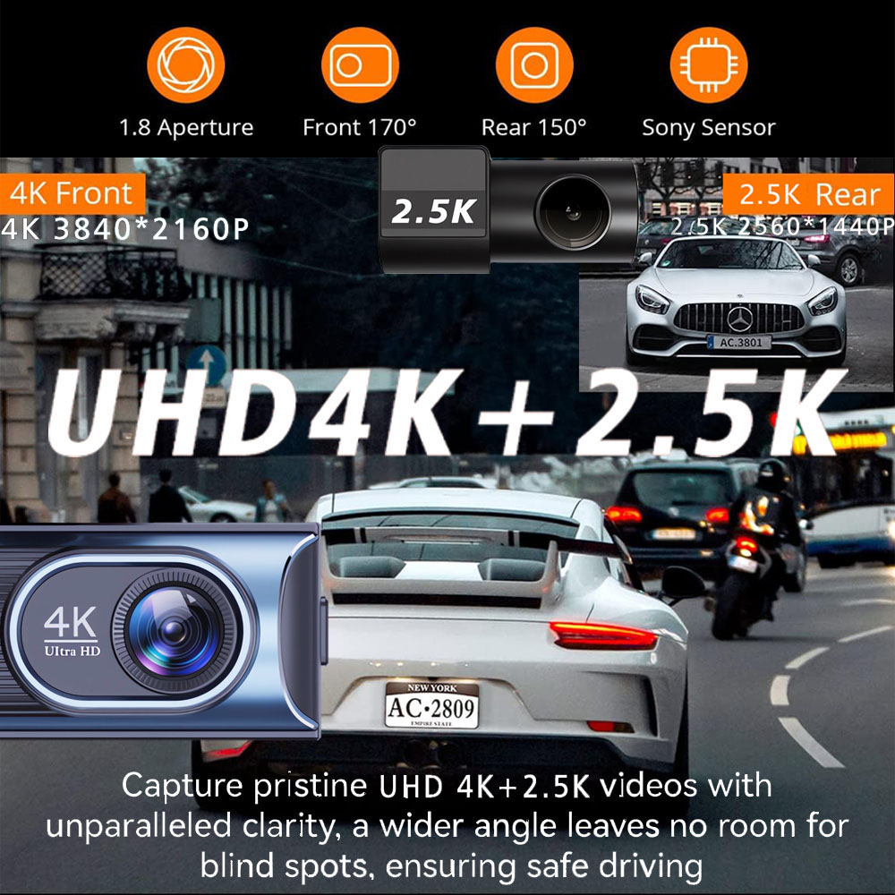 Ultra HD 4K 3840*2160P Araç Ka - Dash Cam 4K Sony Starvis incelemesi ve fiyatı
