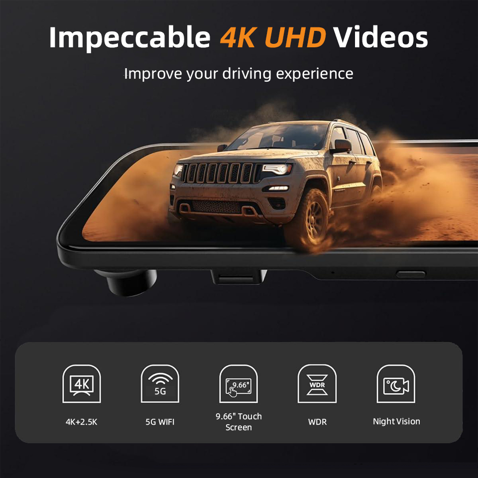 4K+2.5K Dokunmatik Ekranlı Dik - Dash Cam 4K Sony Starvis incelemesi ve fiyatı