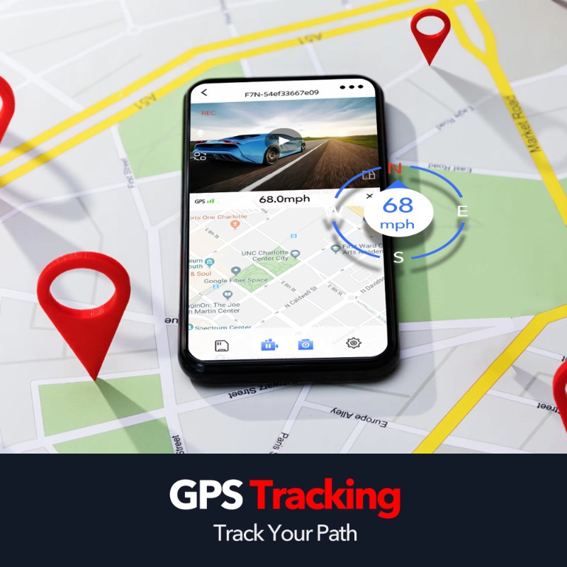 F7N WIFI GPS Desteği 3.16 İnç  - Dual Dash Cam With Gps Wifi incelemesi ve fiyatı