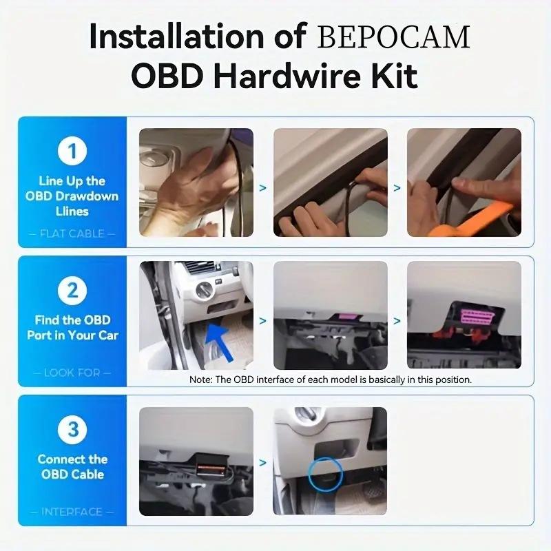 OBD Sabit Kablolu Güç Kiti, Ar - Dash Cam Hardwire Kit incelemesi ve fiyatı