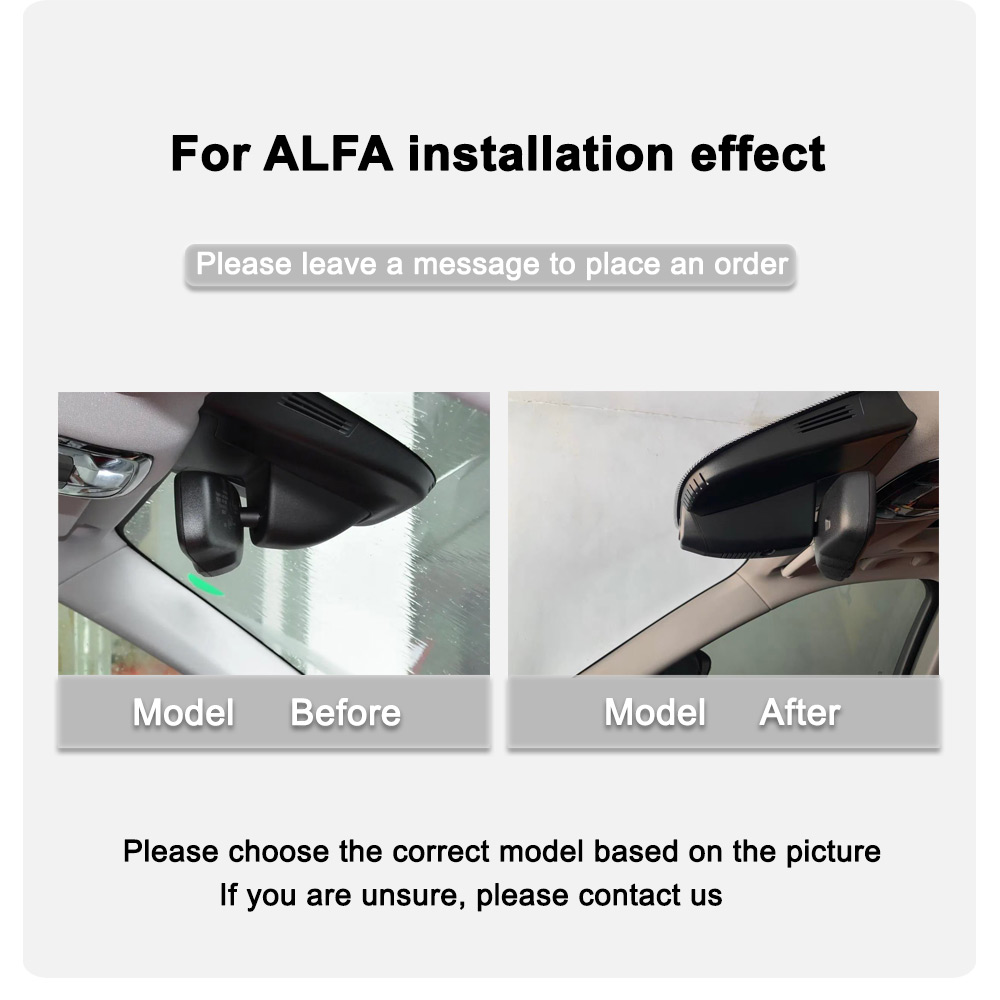 Alfa Romeo için özelleştirilmi - Dash Cam Front And Rear 4K incelemesi ve fiyatı