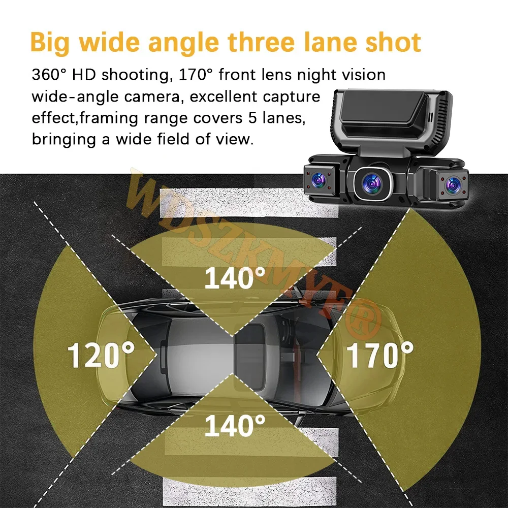 360 Derece 4 Kameralı Ön Sol S - Dash Cam 360 Degree Panoramic incelemesi ve fiyatı