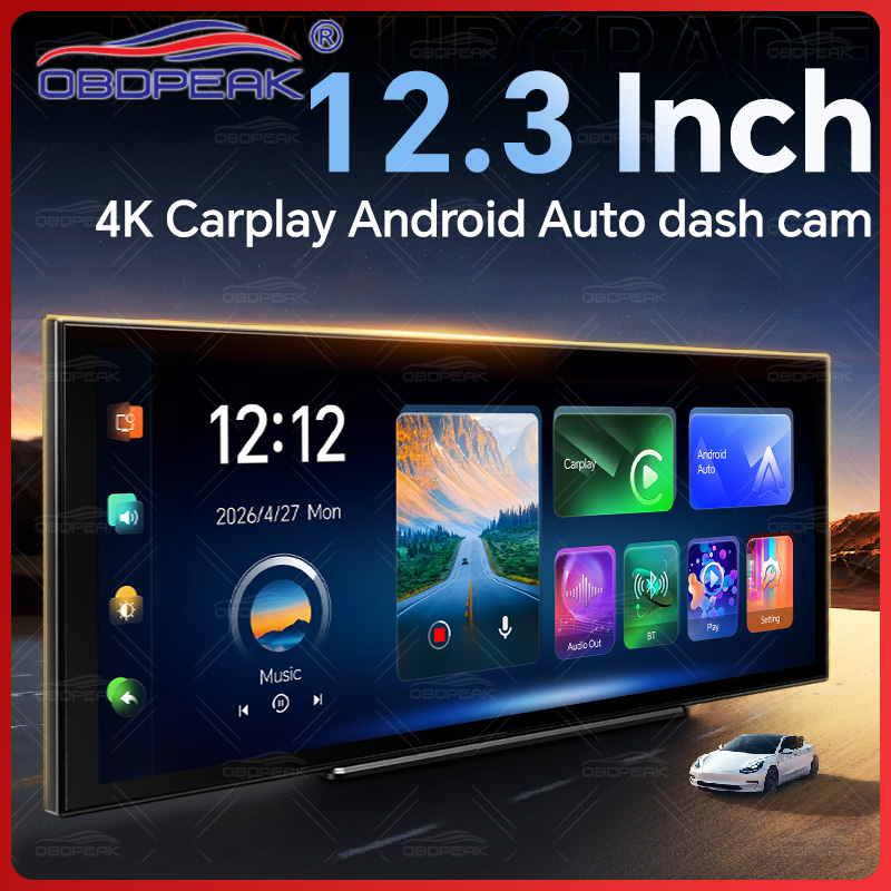 12,3 inç 4K Araç İçi Kamera K9 - Dual Dash Cam With Gps Wifi incelemesi ve fiyatı
