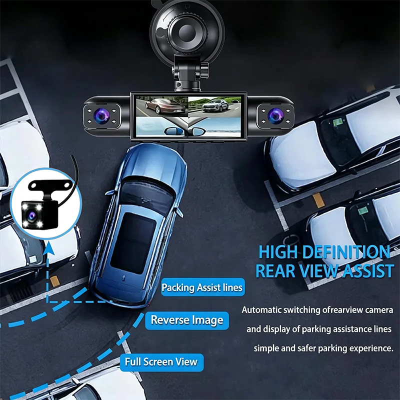 HD 1080P 3/4 Kanal Araç İçi Ka - Dash Cam 3 Channel 1080P incelemesi ve fiyatı