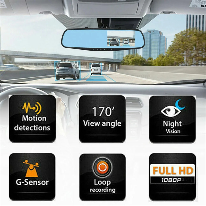 Ayna Dash kamera FHD çift lens - Dash Cam With Parking Monitor incelemesi ve fiyatı