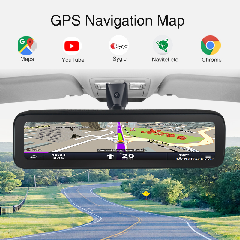 12 inç Dokunmatik Araç Dikiz A - Dash Cam Rear View Mirror 12 Inch incelemesi ve fiyatı