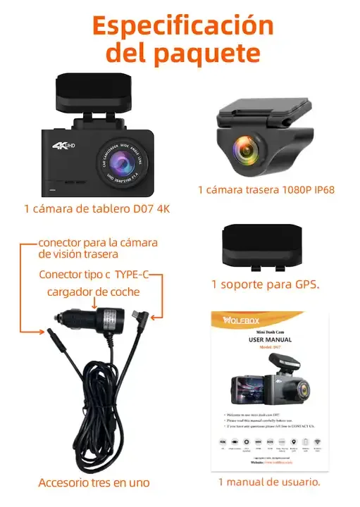 Wolfbox Dealer D07 Çift Kamera - Dual Dash Cam With Gps Wifi incelemesi ve fiyatı