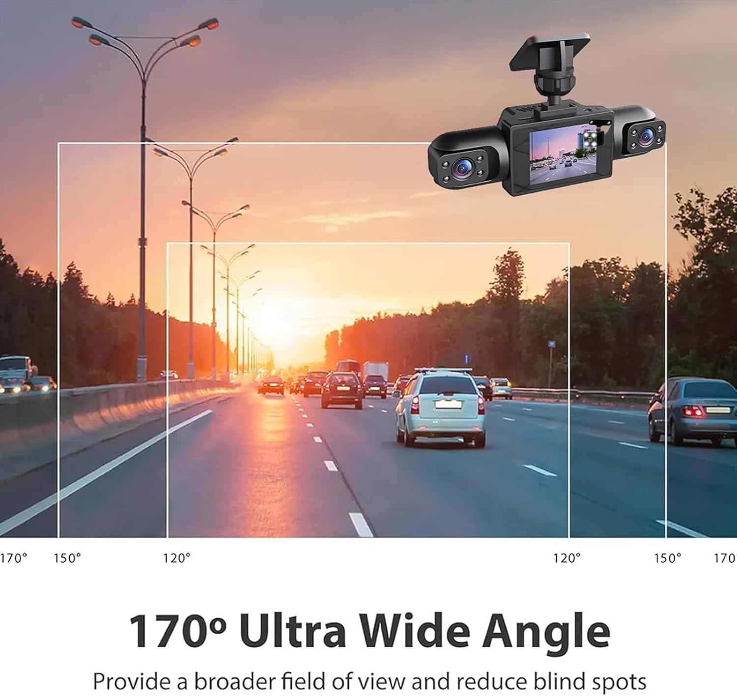 Çok Yönlü 360 Derece 1080P Pan - Dash Cam 360 Degree Panoramic incelemesi ve fiyatı