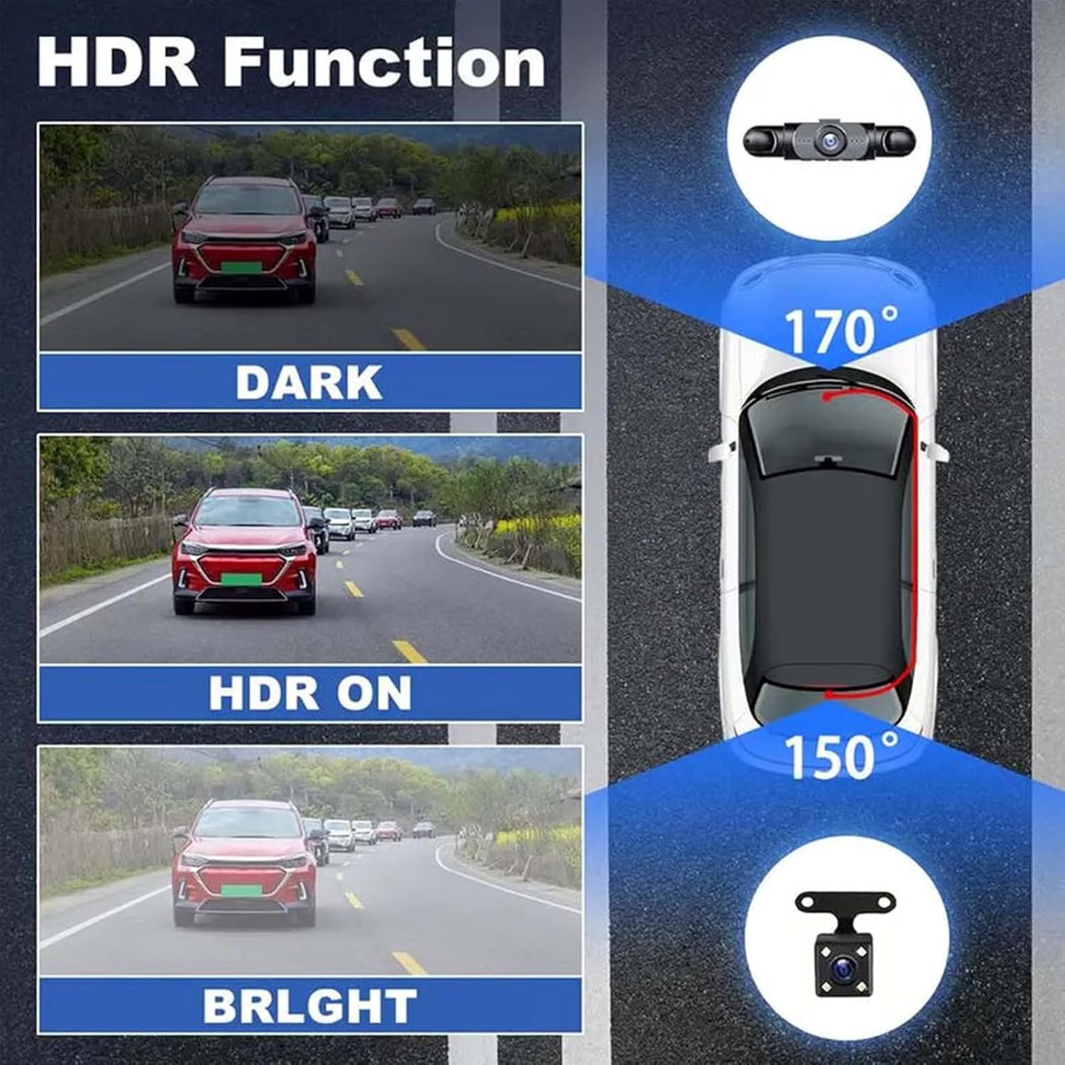 Çok Yönlü 360 Derece 1080P Pan - Dash Cam 360 Degree Panoramic incelemesi ve fiyatı