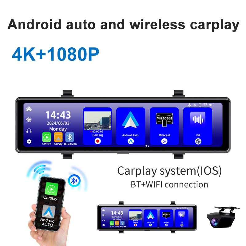 Acceo 4K Araç Kamerası Dikiz A - Dash Cam Rear View Mirror 12 Inch incelemesi ve fiyatı