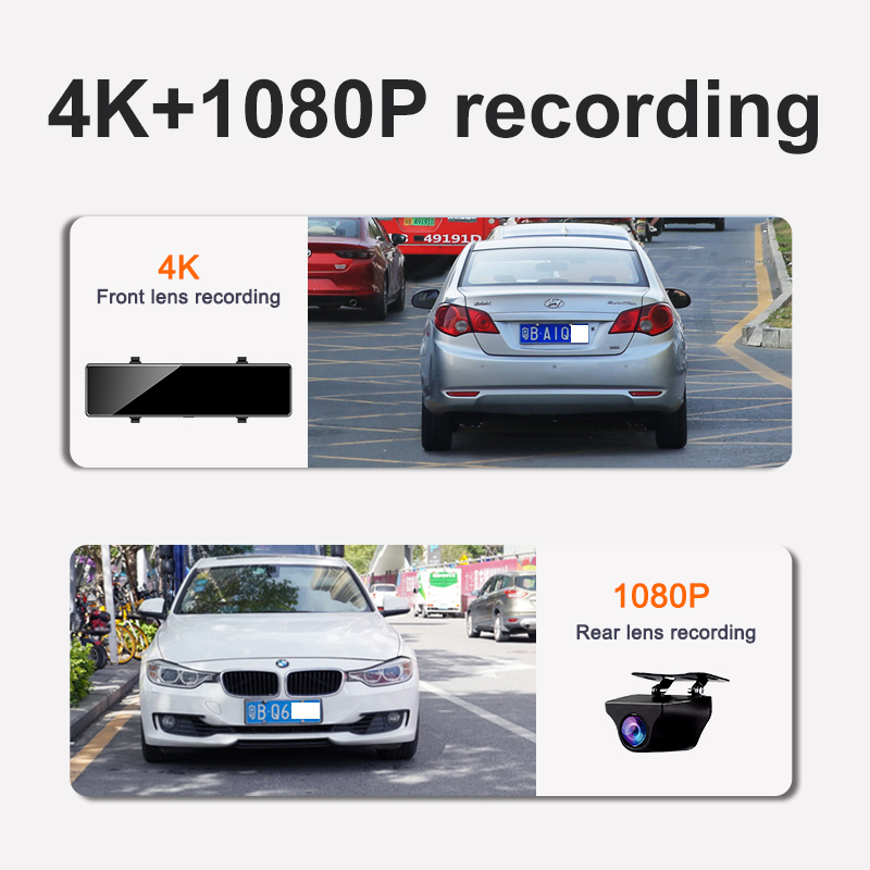 Acceo 4K Araç Kamerası Dikiz A - Dash Cam Rear View Mirror 12 Inch incelemesi ve fiyatı